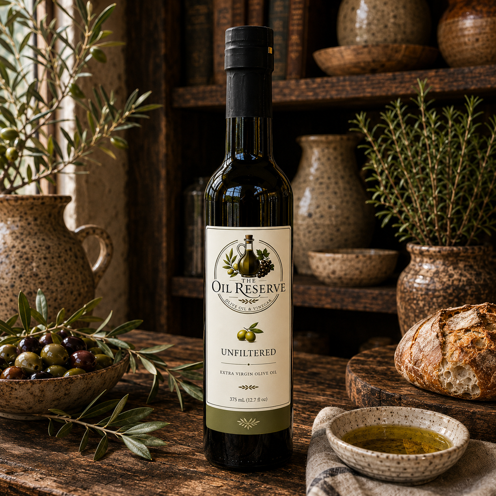Unfiltered Extra Virgin Olive Oil