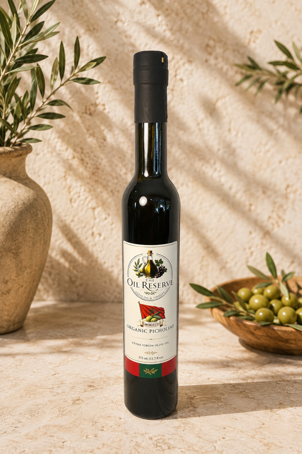 Organic Picholine Extra Virgin Olive OIl Morocco